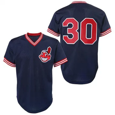 Pedro Cerrano Youth Cleveland Guardians Road Cooperstown Collection Jersey  - Red Replica